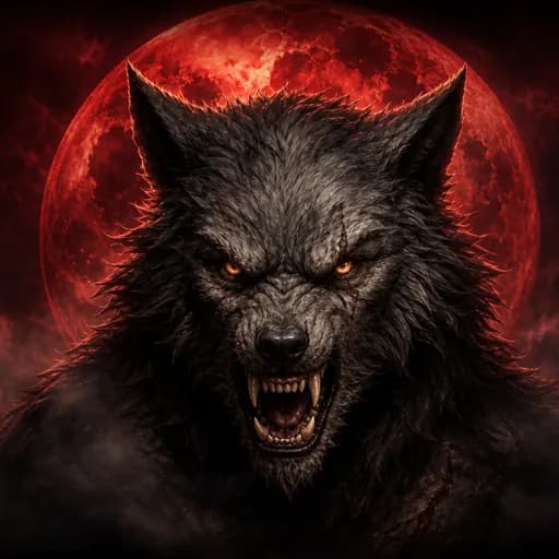 Werewolf role card