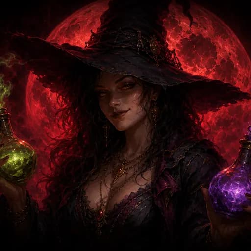 Witch role card